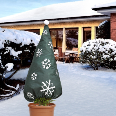 Wintervlies für Pflanzen - Motiv "Schneeflocke"