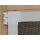 Insektenschutztür Bausatz 100 x 210 cm "Basis" (kürzbar) Alu-Rahmen weiß