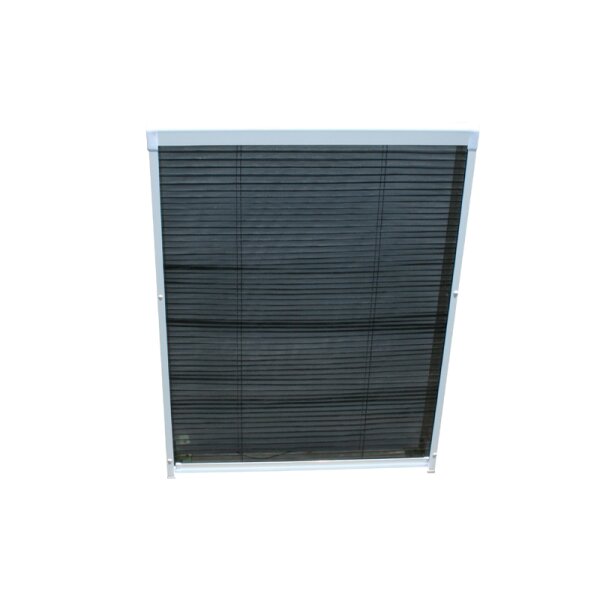 Insektenschutz Plissee für Dachfenster 110 x 160 cm (kürzbar) Alu weiß