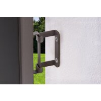 Seitenmarkise für Balkon / Terrasse L: 300cm / H: 200cm - Farbe: Creme / Beige